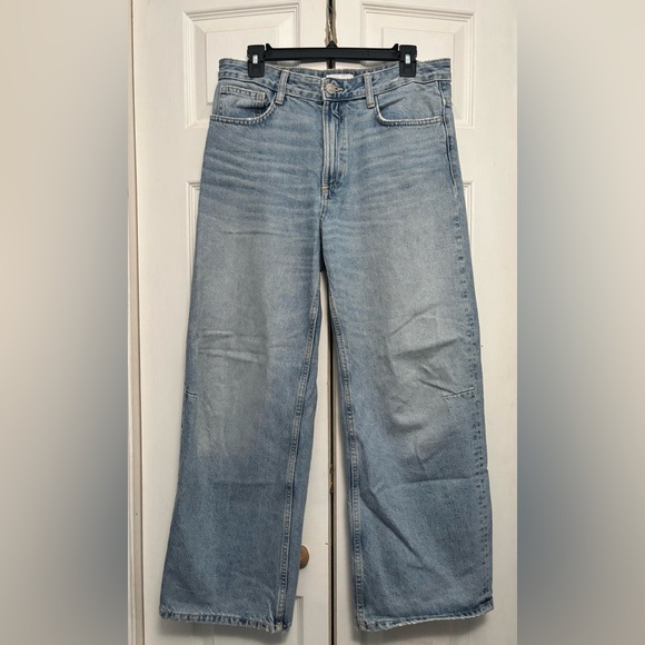 Zara Denim - ZARA Full length mid-rise straight jeans size 8
